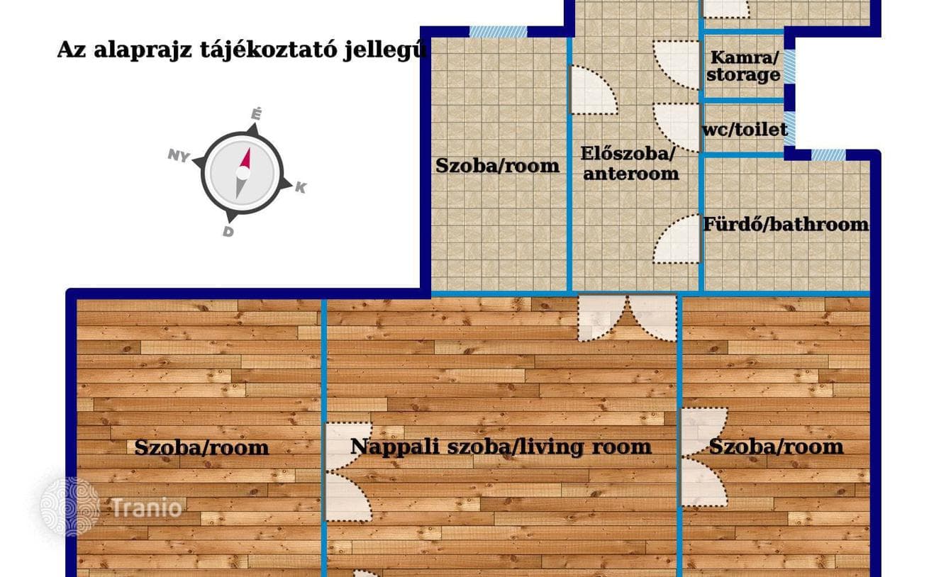 4-комнатная квартира 105 м² в Районе VI (Терезвароше), Венгрия