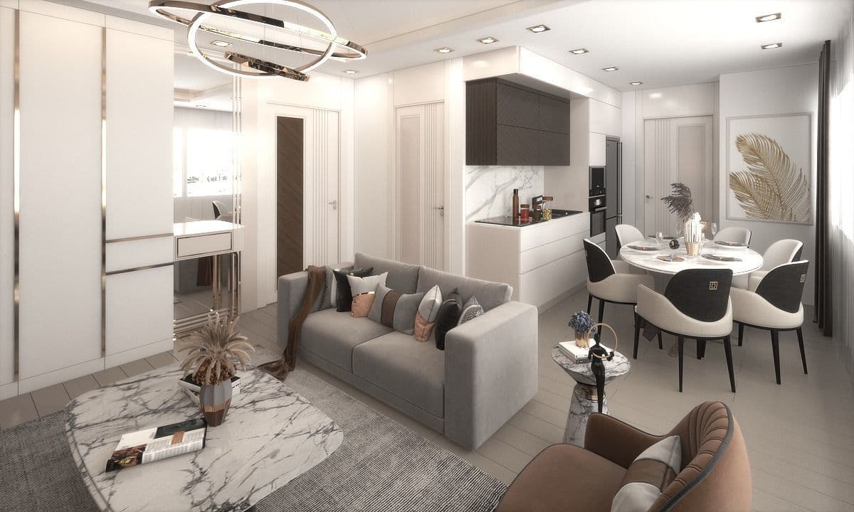 Квартира в Мерсине, Турция, 54 м2