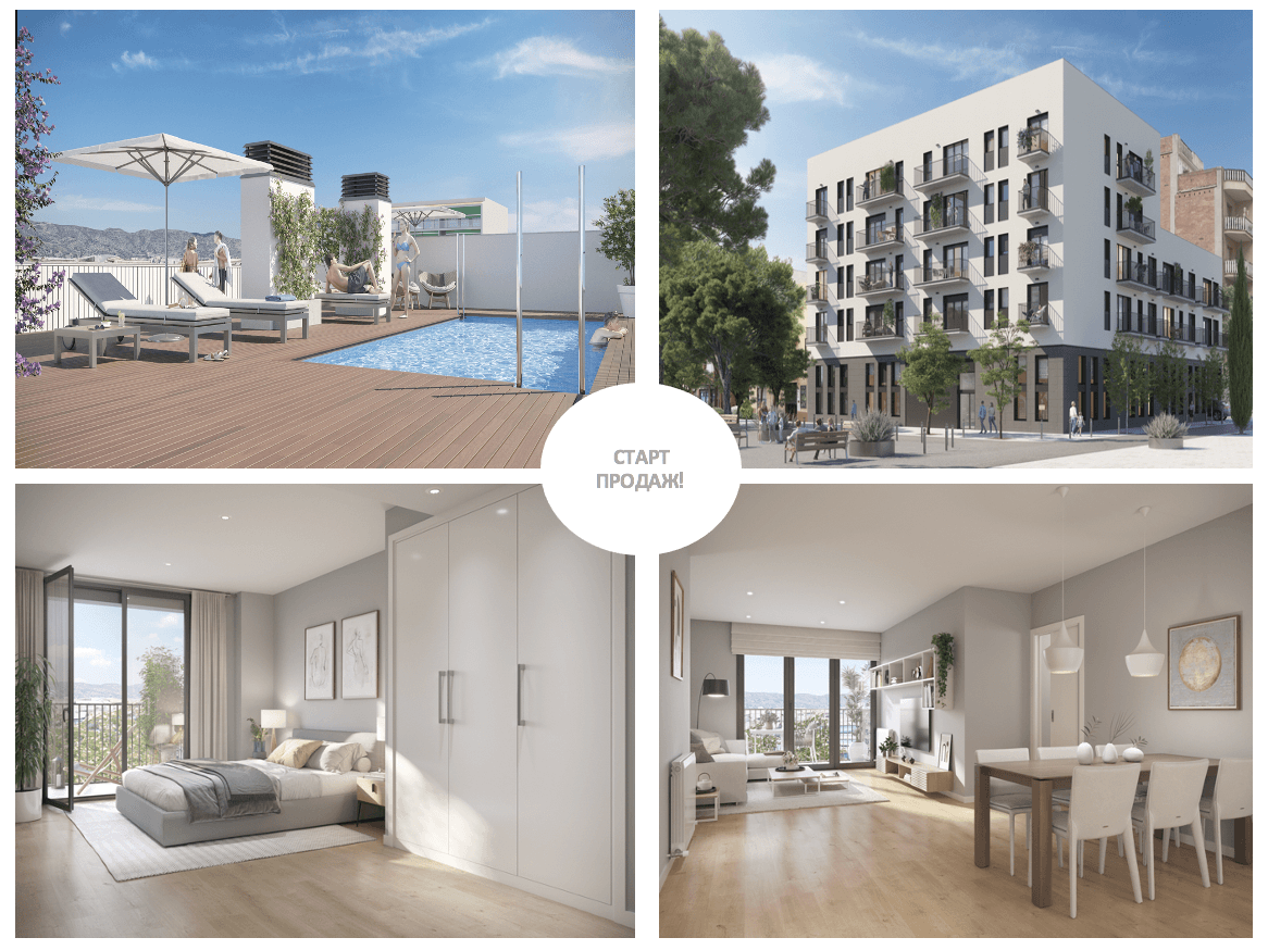 Квартира в Барселоне, Испания, 100 м2