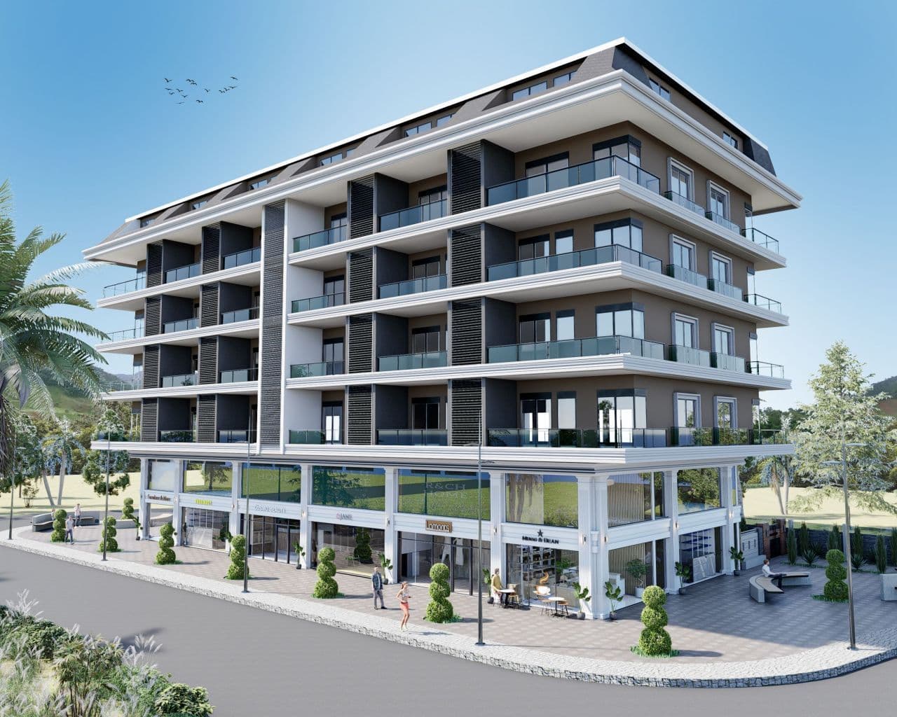 Квартира в Алании, Турция, 51 м2, фото 2