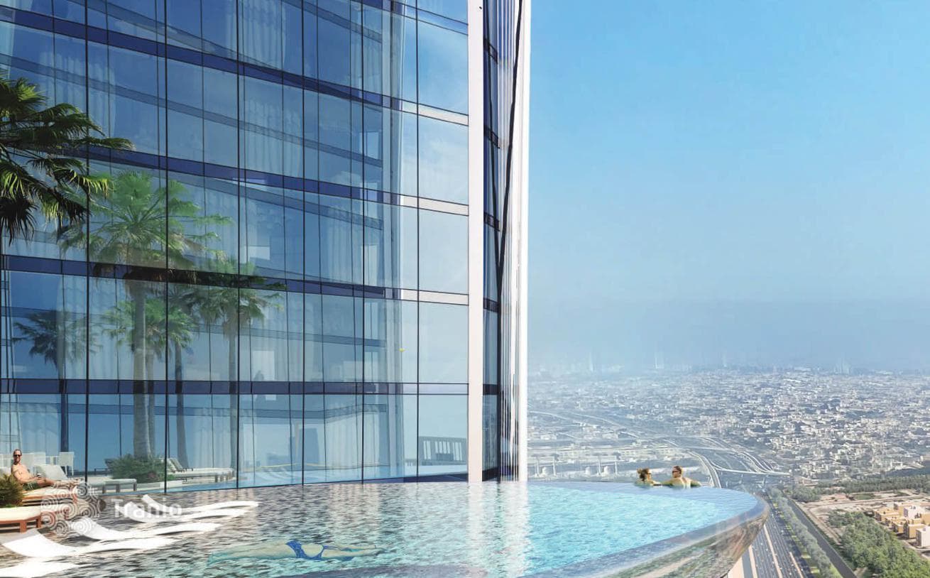 Футуристический жилой комплекс Safa Two с дизайнерской отделкой, Business Bay, Дубай, ОАЭ