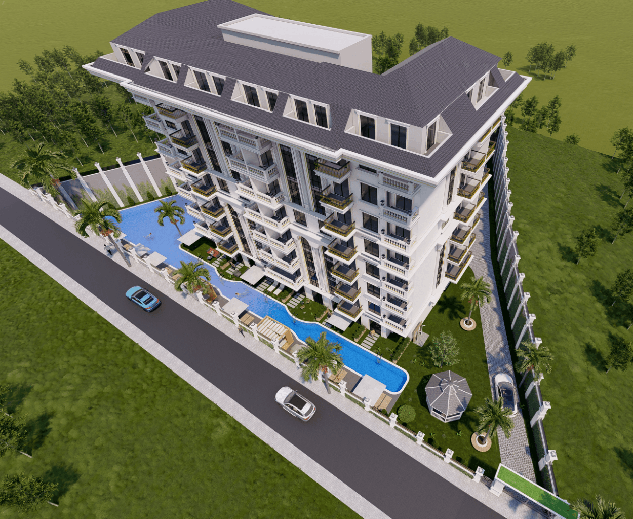 Квартира в Авсалларе, Турция, 44 м2, фото 2