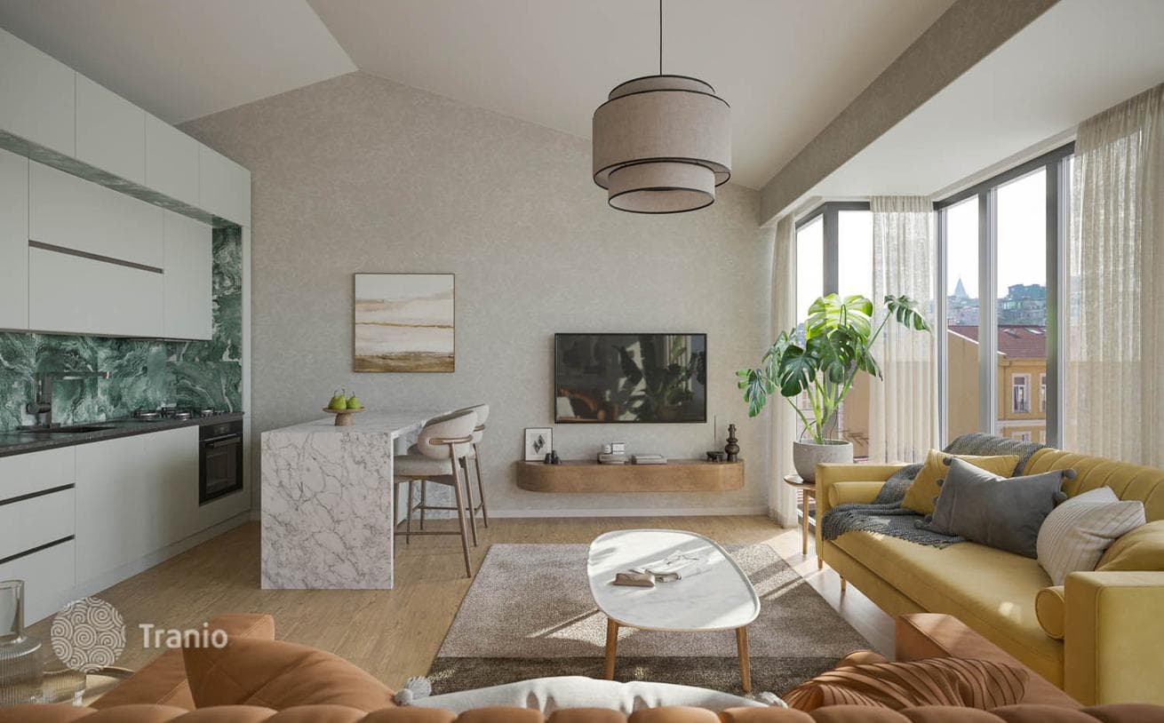 1-комнатные апартаменты в новостройке 50 м² в Бейоглу, Турция
