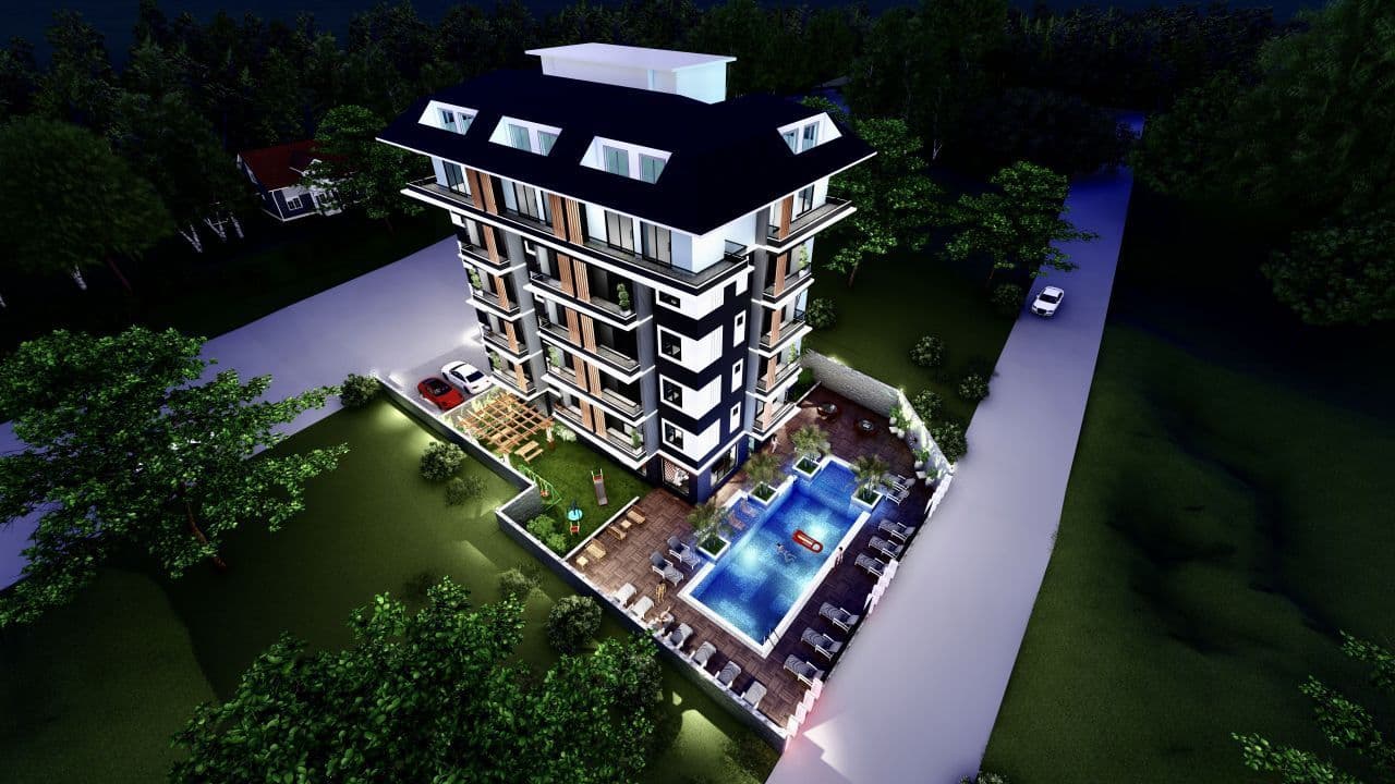 Квартира в Авсалларе, Турция, 50 м2, фото 2