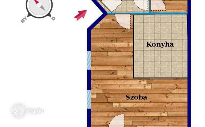 3-комнатная квартира 69 м² в Районе VI (Терезвароше), Венгрия