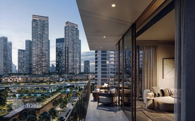 Новая высотная резиденция Valo с бассейном и садом, Dubai Creek Harbour, Дубай, ОАЭ, фото 3