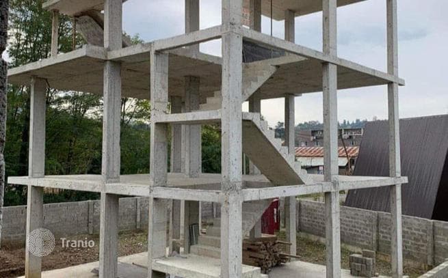 «Черный каркас» загородного дома в Батуми, фото 2