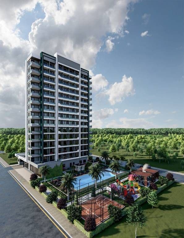 Квартира в Мерсине, Турция, 44 м2