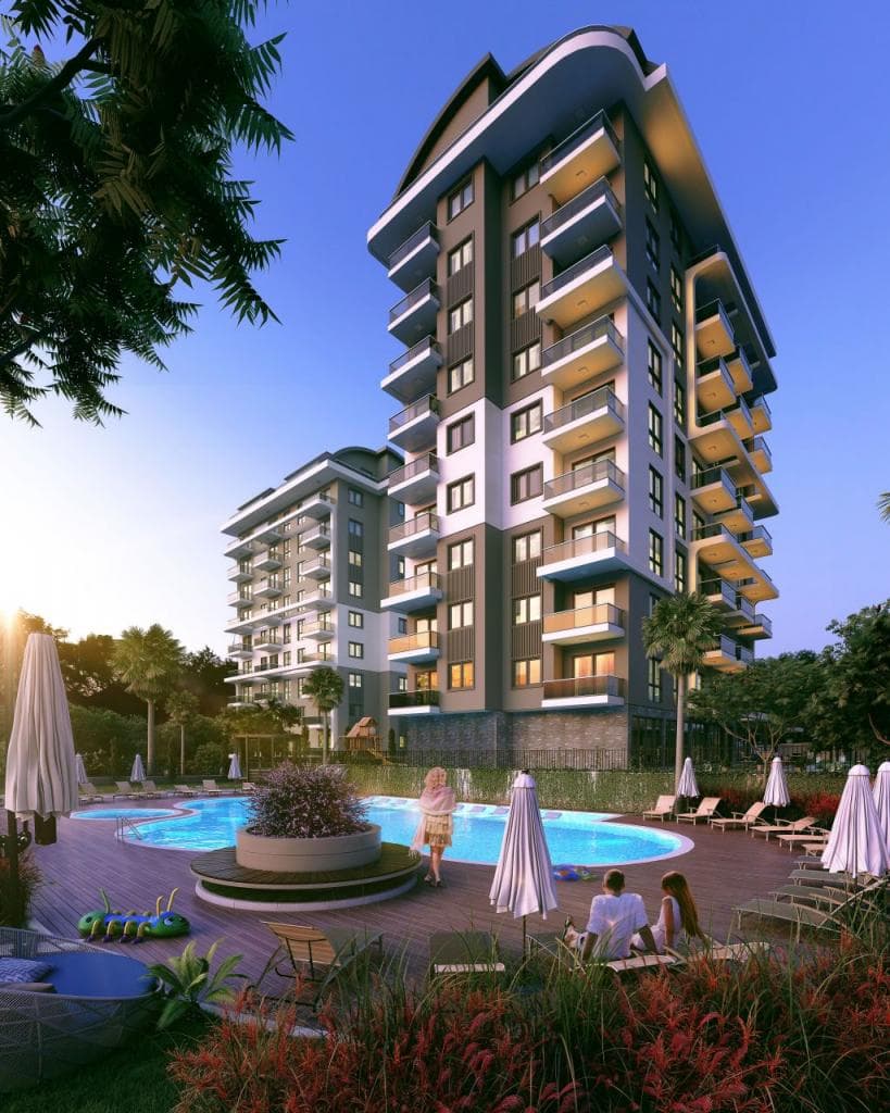Квартира в Авсалларе, Турция, 54 м2, фото 3