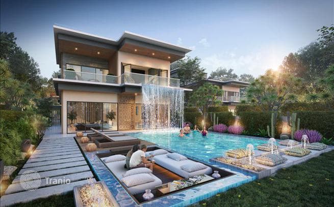 Новая резиденция Portofino с пляжем, бассейнами и бизнес-центром, Damac Lagoons, Дубай, ОАЭ, фото 2