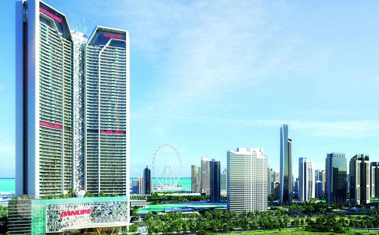 Высотный жилой комплекс Diamondz в районе Jumeirah Lake Towers, Дубай, ОАЭ, фото 3