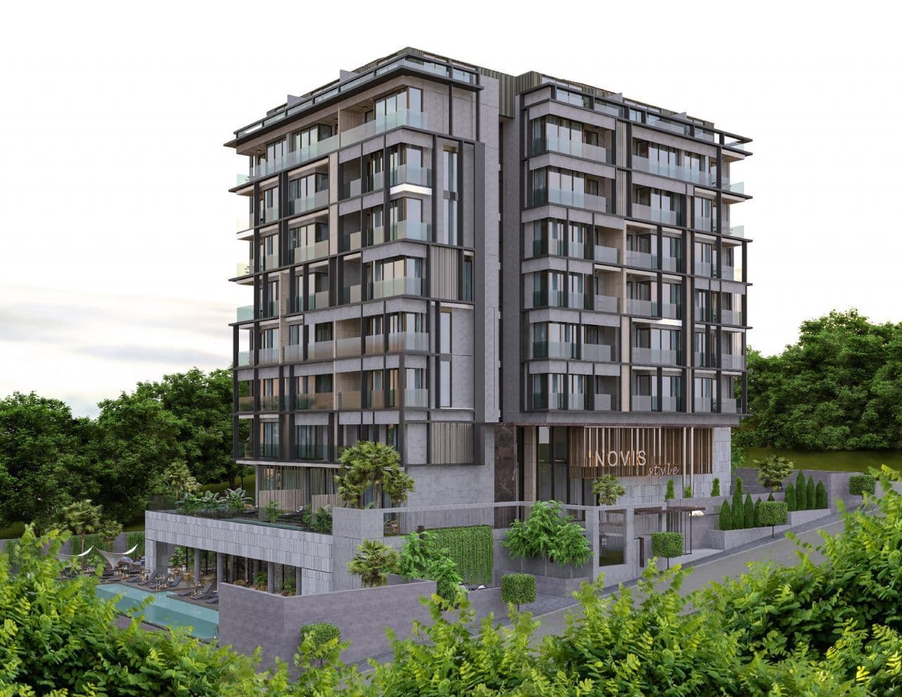 Квартира в Авсалларе, Турция, 48 м2