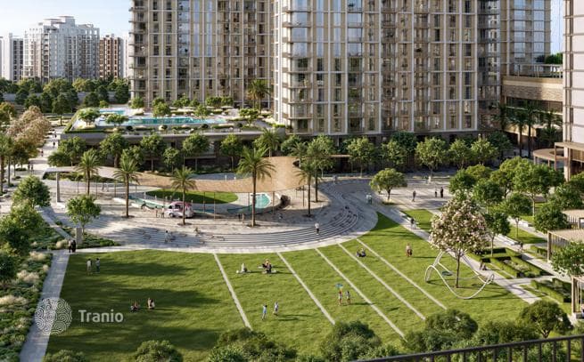 Новая высотная резиденция Valo с бассейном и садом, Dubai Creek Harbour, Дубай, ОАЭ, фото 5