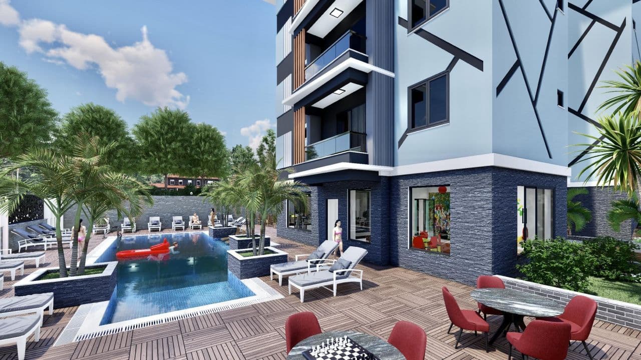 Квартира в Авсалларе, Турция, 50 м2, фото 4