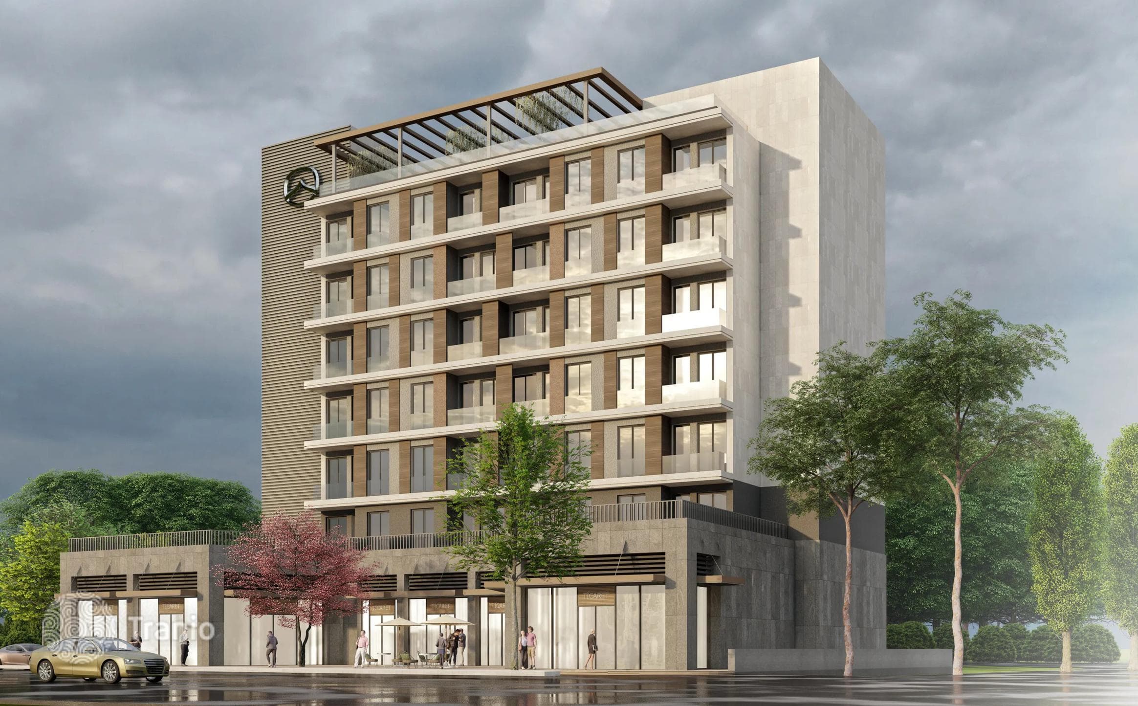 1-комнатная квартира 77 м² в Кягытхане, Турция