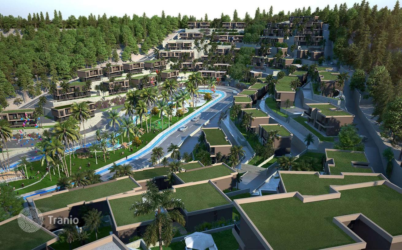 Квартиры в рассрочку (сдача в июне 2024) в 25 км от Бодрума и 10 км от аэропорта, в комплексе с полной инфраструктурой