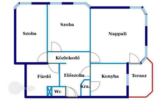 3-комнатная квартира 86 м² в Районе XIV (Зугло), Венгрия