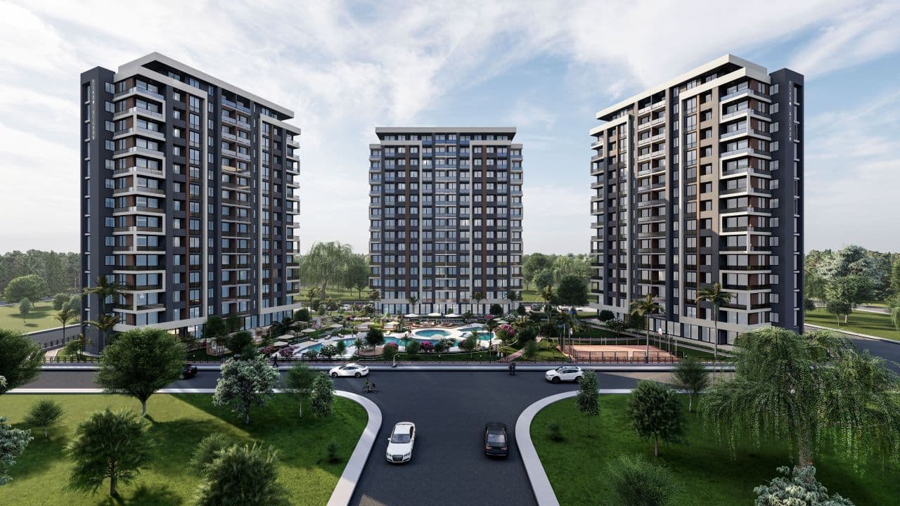 Апартаменты в Мерсине, Турция, 56 м2