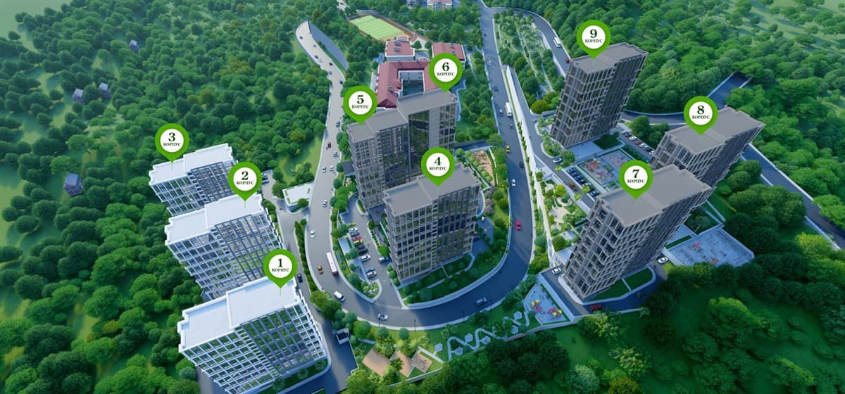 1 к. квартира 37.90 кв. м, 9/19 этаж. ЖК Сочи Парк, Сочи, Россия, фото 2