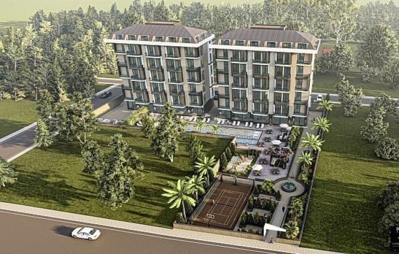 Квартира в Кестеле, Турция, 60 м2, фото 2