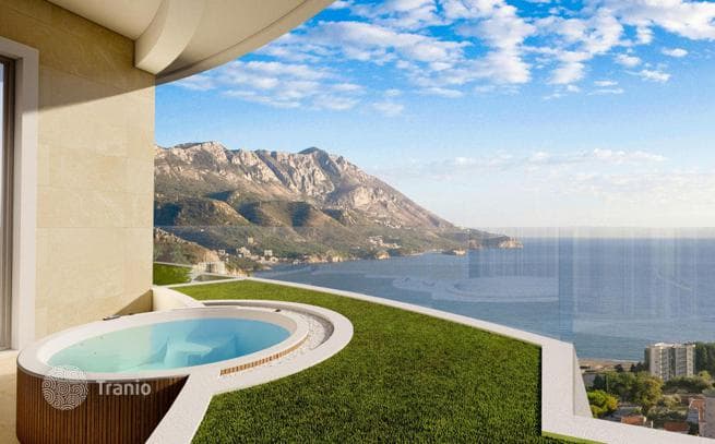 2-комнатные апартаменты в новостройке 75 м² в городе Будва, Черногория
