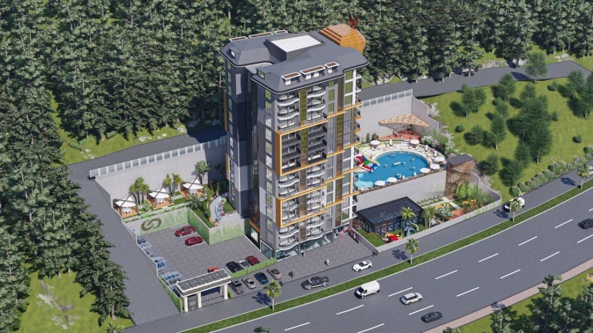 Квартира в Алании, Турция, 50 м2, фото 3