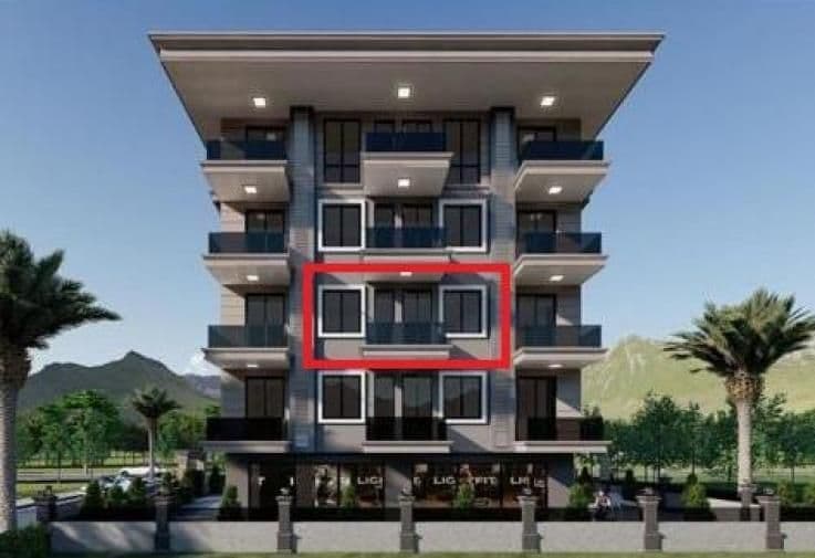 Квартира в Авсалларе, Турция, 56 м2