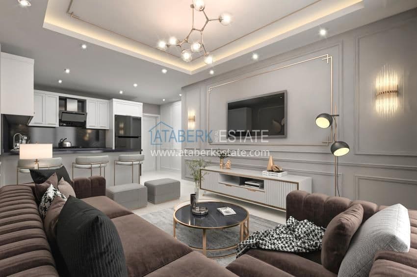 Квартира в Алании, Турция, 50 м2, фото 4