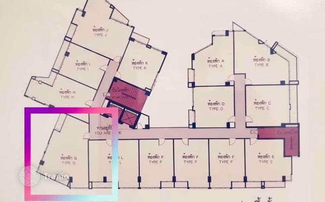 2-комнатные апартаменты в кондо в Чатучаке, Таиланд, фото 3