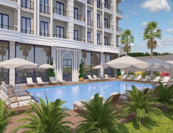 Апартаменты в Авсалларе, Турция, 52 м2, фото 2