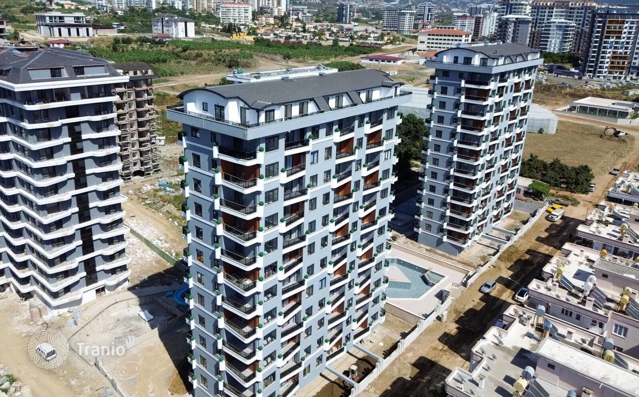 Новые Квартиры Рядом с Пляжем в Центре Махмутлара