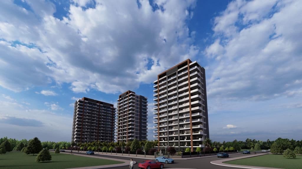 Квартира в Мерсине, Турция, 60 м2