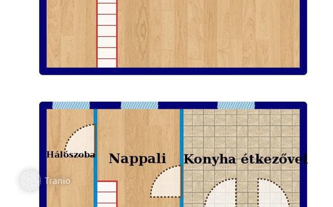 2-комнатная квартира 70 м² в Будапеште, Венгрия
