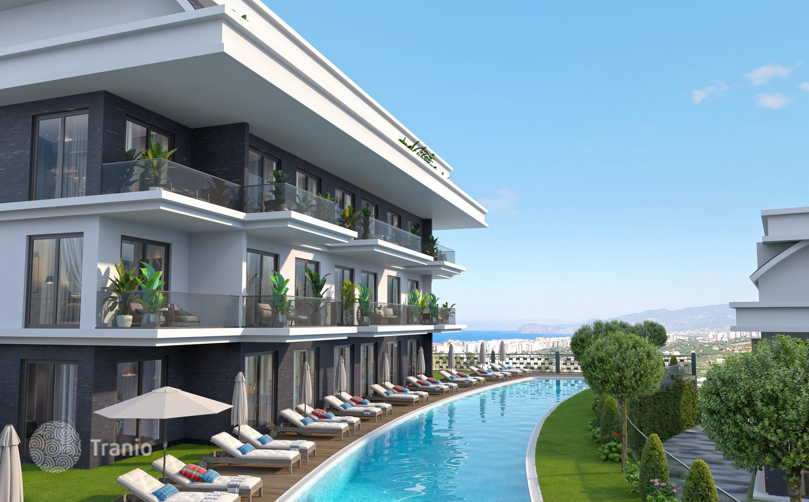 2-комнатные апартаменты в новостройке 61 м² в Каргыджаке, Турция, фото 3