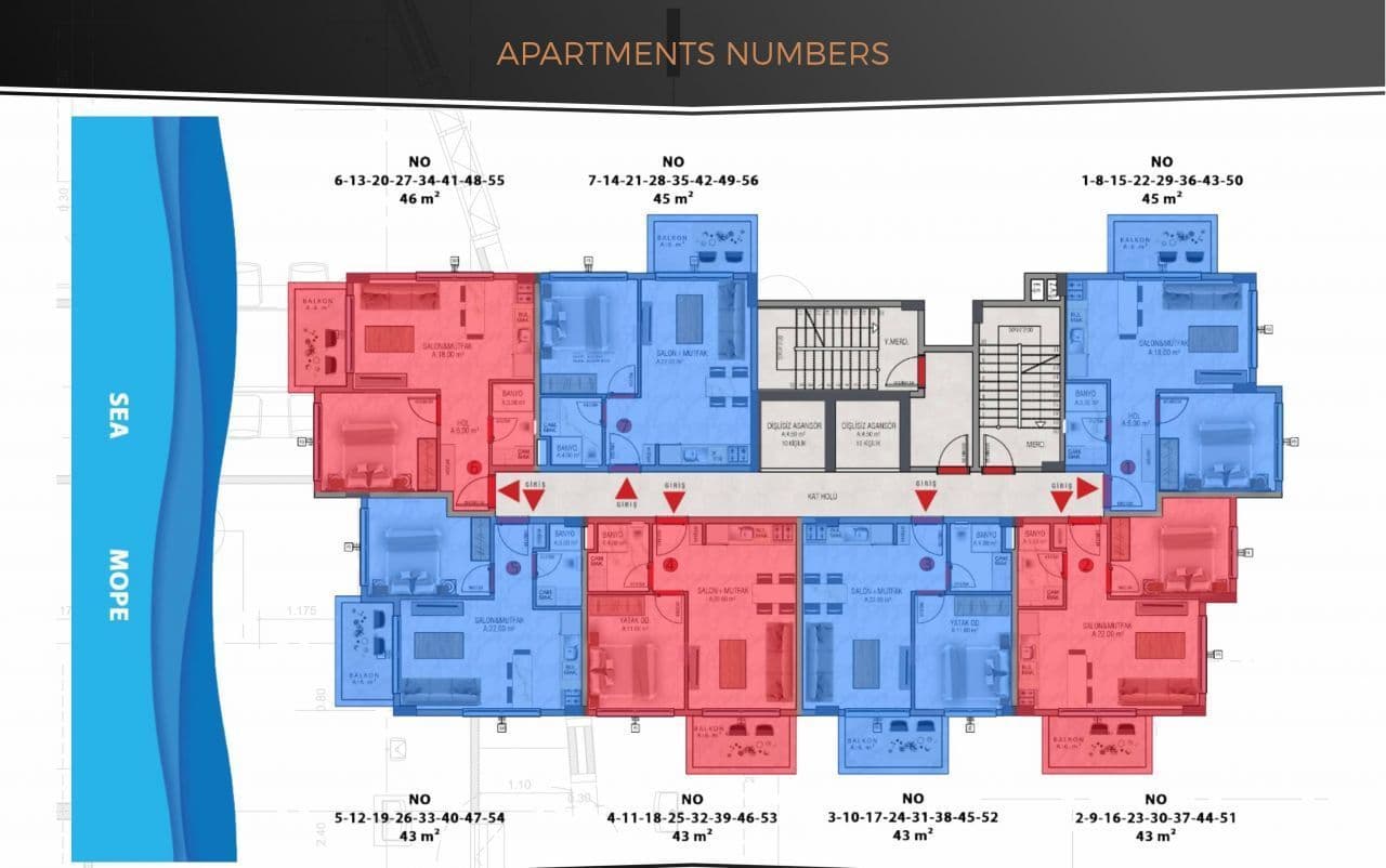 Пентхаус в Авсалларе, Турция, 138 м2, фото 5