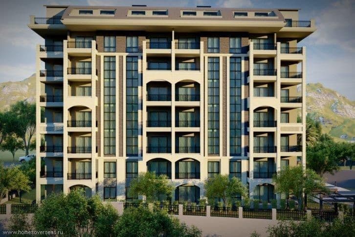 Квартира в Алании, Турция, 55 м2