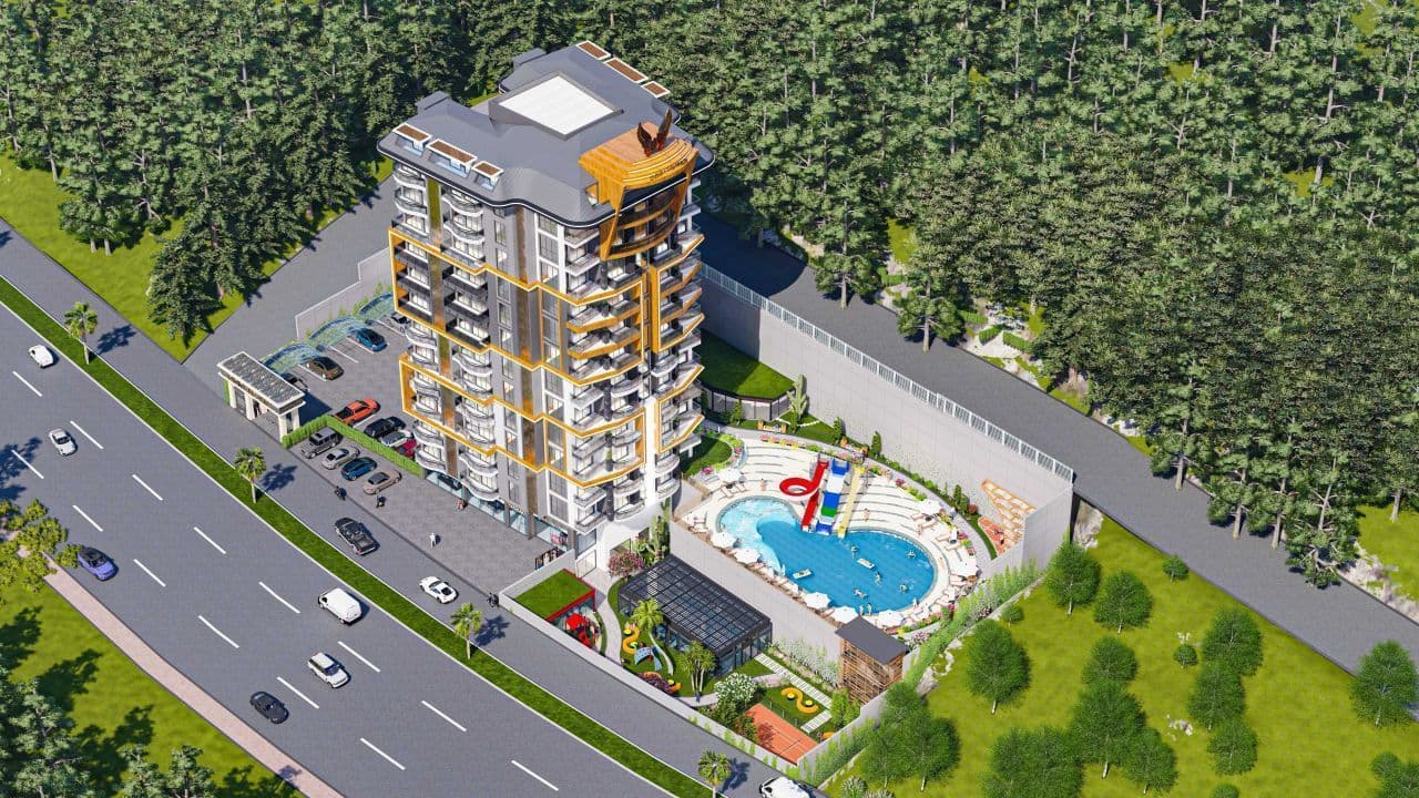 Квартира в Алании, Турция, 50 м2
