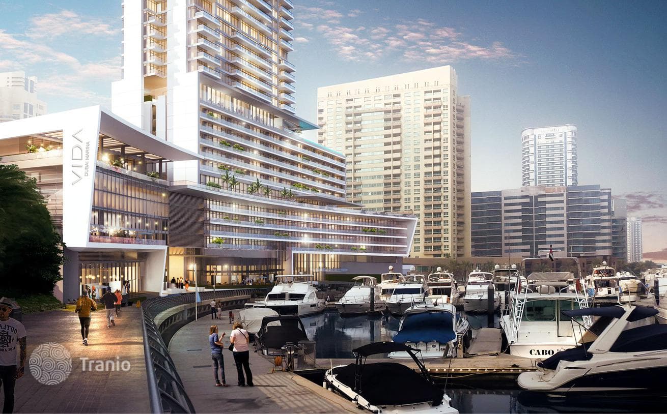 Элитный жилой комплекс Vida Dubai Marina у воды в районе Dubai Marina, Дубай, ОАЭ, фото 3