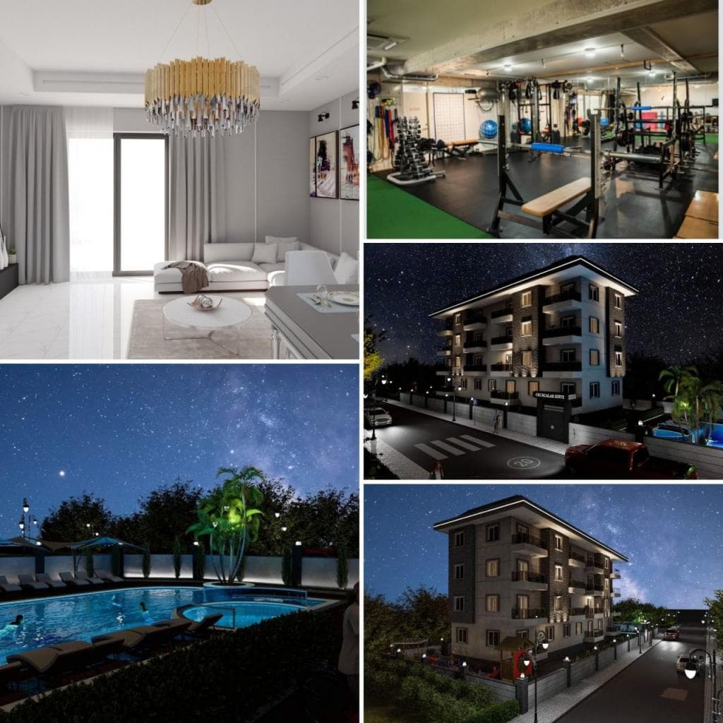 Квартира в Авсалларе, Турция, 58 м2