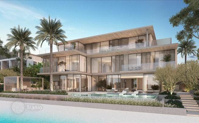 Новый комплекс вилл у воды с бассейном и видом на море Coral villas, Palm Jebel Ali, Дубай, ОАЭ, фото 2