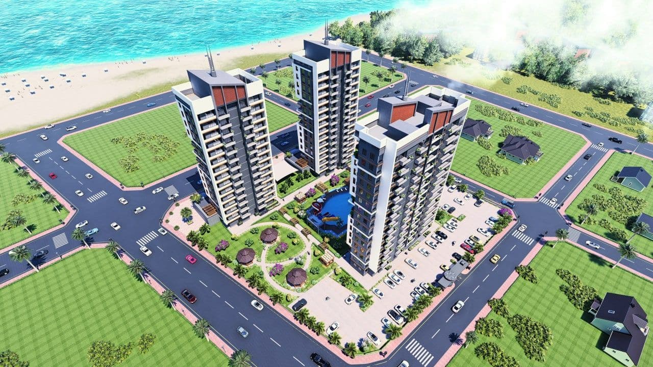 Апартаменты в Мерсине, Турция, 71 м2