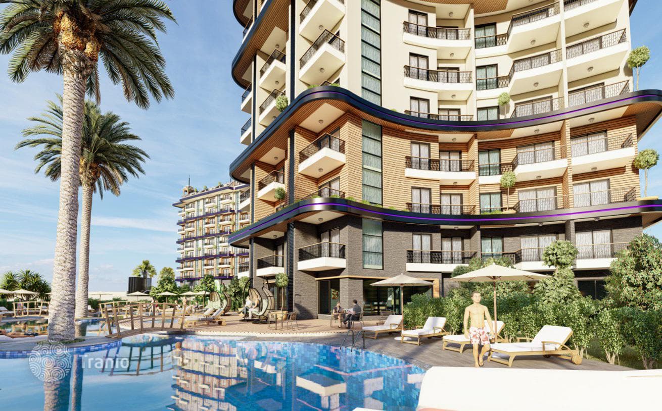 3-комнатные апартаменты в новостройке 82 м² в Махмутларе, Турция