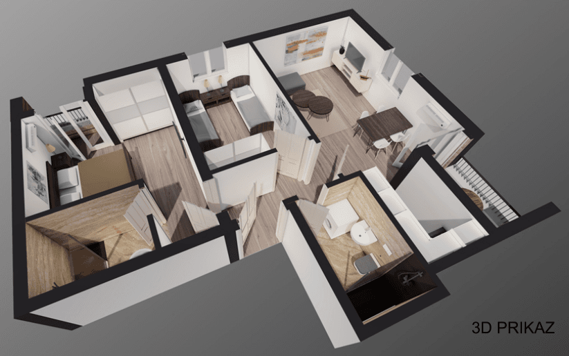 Квартира в Баре, Черногория, 60 м², фото 3