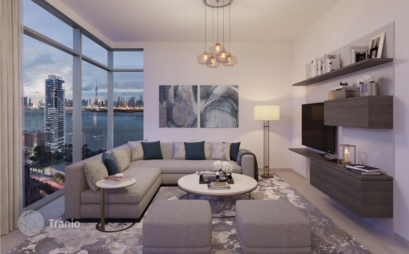 Современные апартаменты в резиденции с бассейнами Creek Rise Towers, район Dubai Creek Harbour, ОАЭ