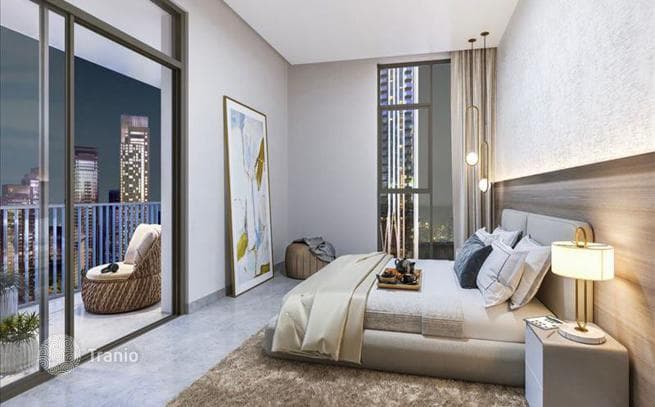 Трехкомнатная квартира в новой резиденции на берегу моря EMAAR Creek Edge с бассейнами и спа-центром, Dubai Creek Harbour, ОАЭ, фото 2