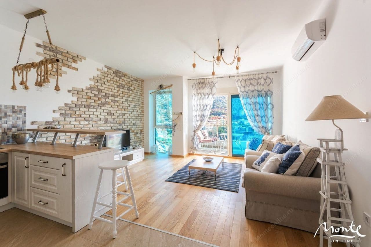 Квартира в Будве, Черногория, 63 м2
