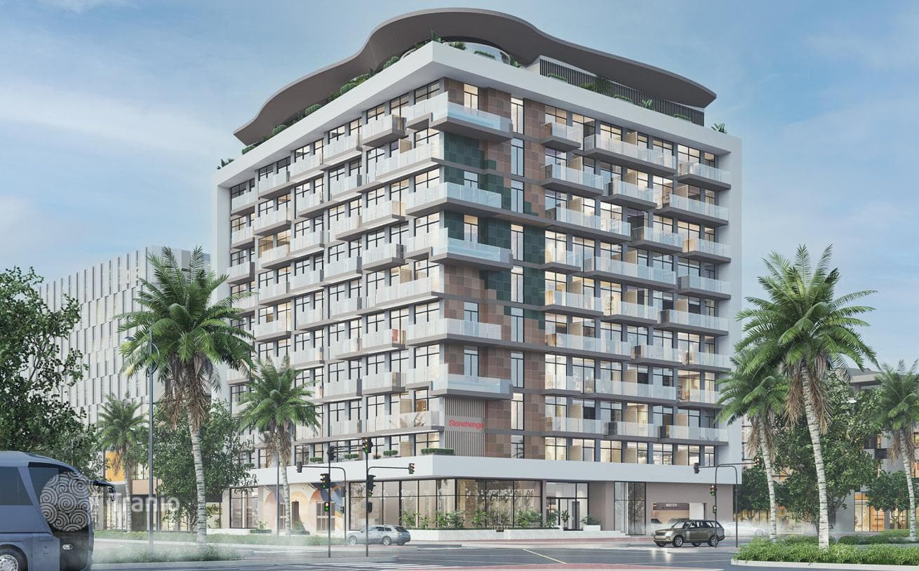 Современный жилой комплекс Stonehenge Residences 2 с хорошей инфраструктурой в районе Jumeirah Village Circle, Дубай, ОАЭ, фото 4