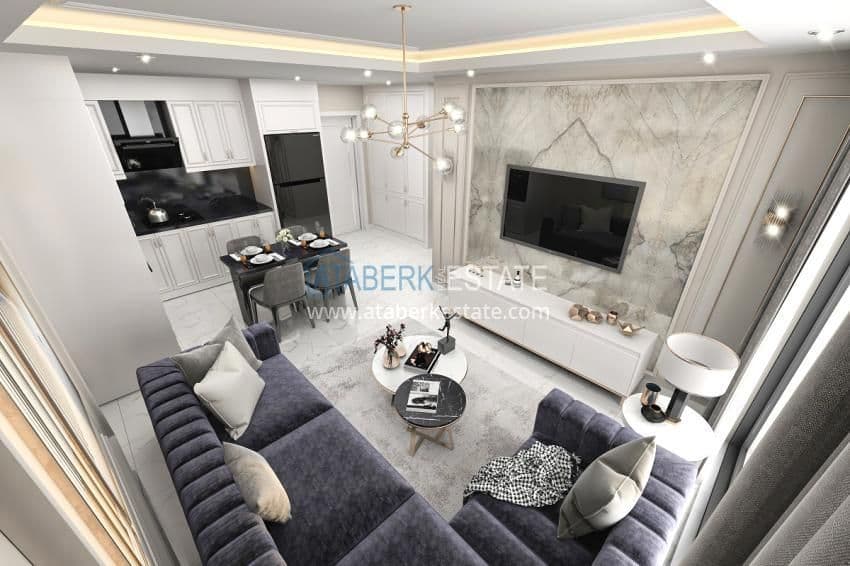 Квартира в Алании, Турция, 50 м2, фото 3
