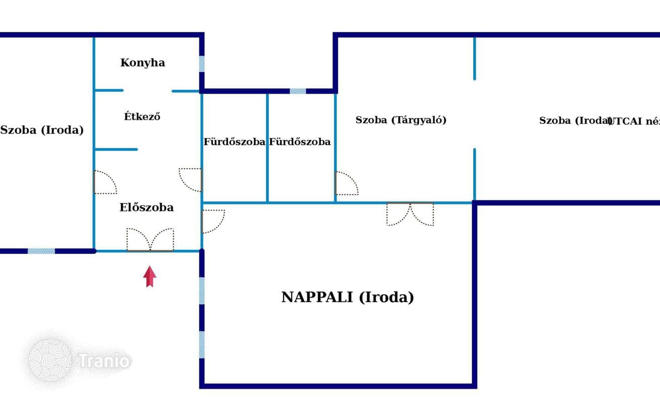 4-комнатная квартира 89 м² в Районе XIII, Венгрия