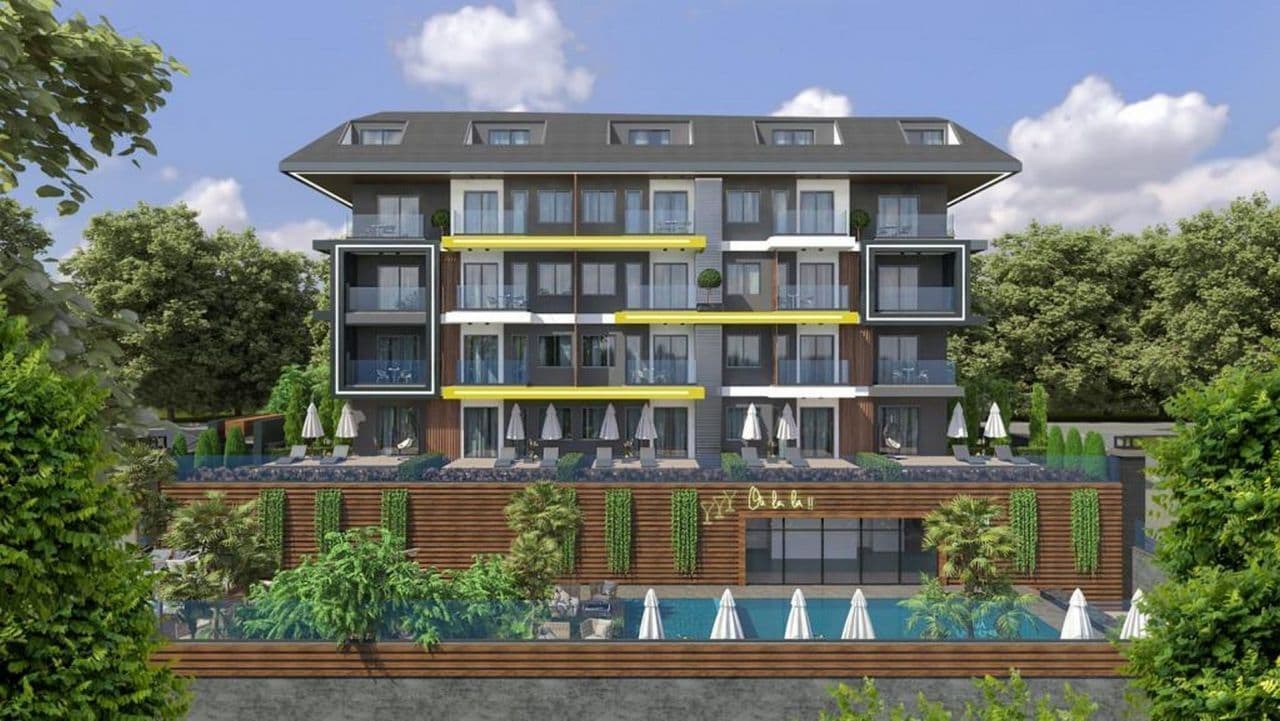 Квартира в Кестеле, Турция, 90.5 м2